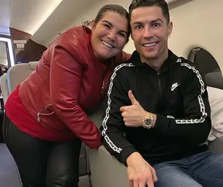 Dolores Aveiro e Cristiano Ronaldo