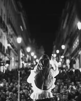 Uma imagem do concerto em que a fadista abandonou o palco, em outubro último, em Lisboa.