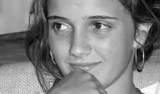 Carolina Deslandes aos 16 anos