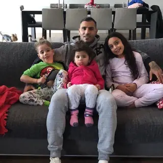 Ricardo Quaresma e os três filhos