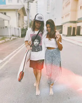 Carolina Loureiro e Vítor Kley não escondem a paixão