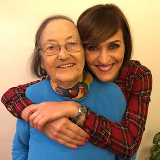 Fátima Lopes com a mãe