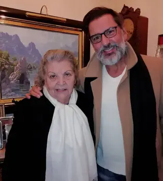 José Luís Cardoso com a mãe