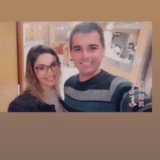 Liliana Oliveira com António Hipólito