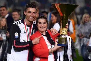 Cristiano Ronaldo com a mãe, Dolores Aveiro