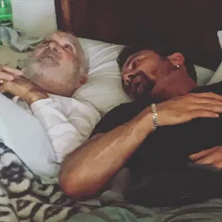 João Baptista com o avô