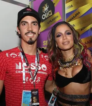 Anitta e Gabriel David
