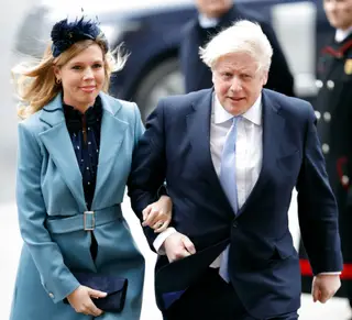 Carrie Symonds e Boris Johnson