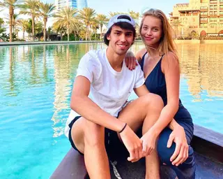 João Félix e Margarida Corceiro