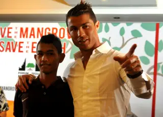 Martunis e Cristiano Ronaldo