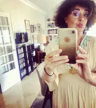 A divertida 'selfie' de Isabel Amorim