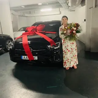 Dolores foi mimada pelos filhos no Dia da Mãe
