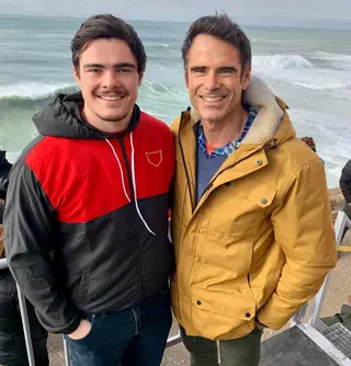 Pedro Lima com o filho mais velho, João Francisco