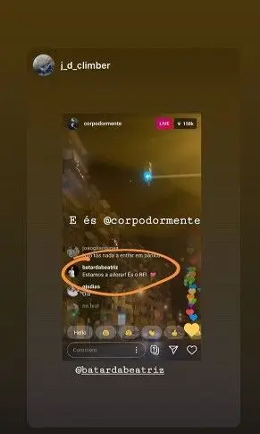 A atriz comentou em diversas ocasiões o último direto da primeira temporada de 'Como é Que o Bicho Mexe’