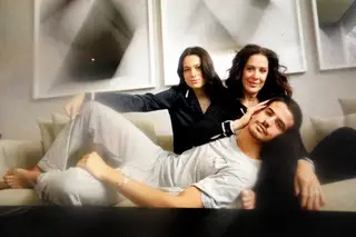 Cláudia Raia com os filhos, Sophia Raia e Enzo Celulari