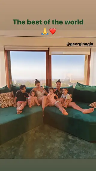 Cristiano Ronaldo em família