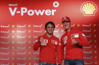 Felipe Massa e Michael Schumacher