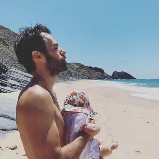 João Alves com Caetana