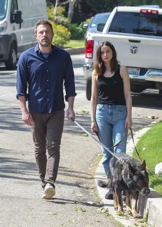 Ben Affleck com a namorada, Ana de Armas