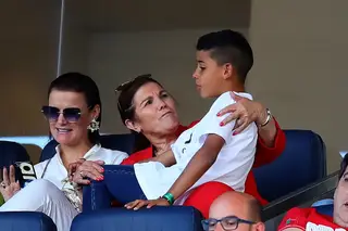 Elma, Dolores e Cristiano Aveiro