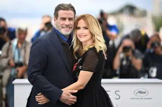 Jonh Travolta com a mulher, Kelly Preston