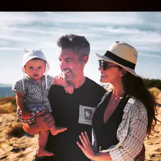 Vítor Baía e Andreia Santos com o filho, Rodrigo