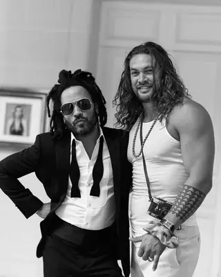 Lenny Kravitz e Jason Mamoa