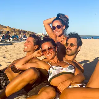 Ricardo e Francisca Pereira com Cláudia Vieira e João Alves