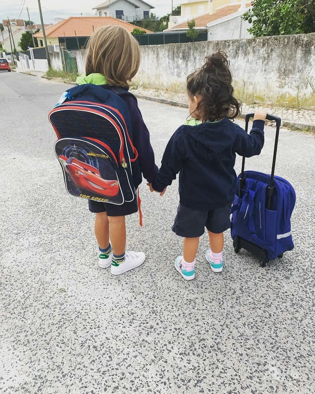Os filhos de Carolina Camargo, João Maria e Maria