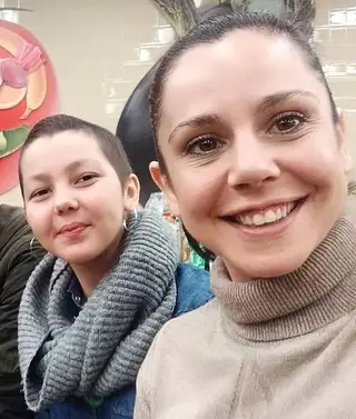 Sara Norte com a irmã, Beatriz
