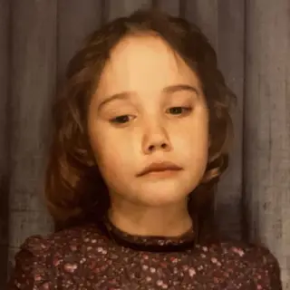 Sofia Nicholson em criança