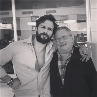 José Fidalgo com o pai