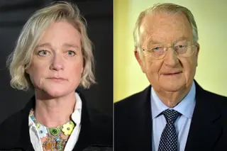 Delphine Boël e o rei emérito Alberto II da Bélgica