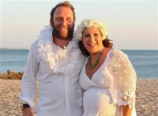 Eduardo e Joana Madeira no dia do seu casamento
