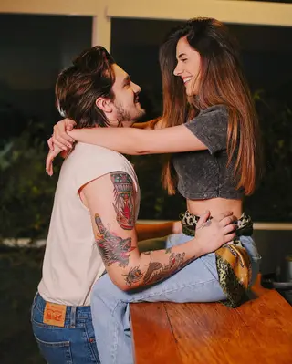 Luan Santana e Jade Magalhães