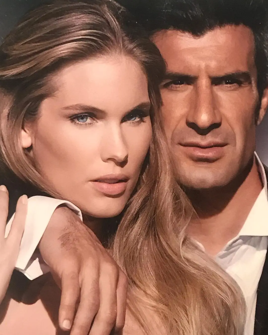 Helene Svedin e Luís Figo