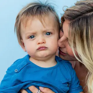 Jessica Athayde com o filho, Oliver