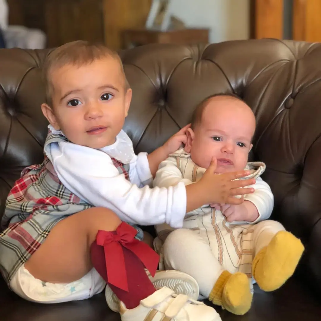 Margarida e Bernardo, netos de Luís Esparteiro