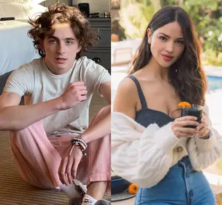 Timothée Chalamet e Eiza González
