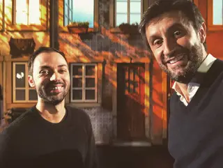 Diogo Valsassina com Daniel Oliveira