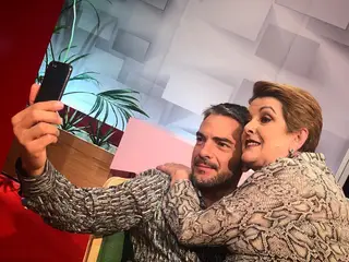 Cláudio Ramos e Luísa Castel-Branco