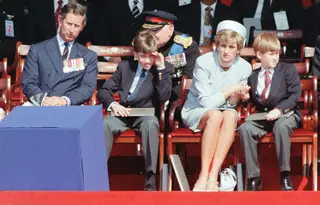 Príncipe Carlos e Diana de Gales com os filhos, William e Harry, em maio de 1995. A 'princesa do povo' morreu três anos depois, num acidente de viação em Paris, França.