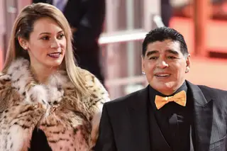 Rocío Oliva e Diego Maradona estiveram juntos durante seis anos e meio