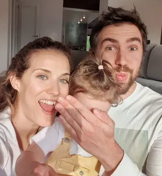 O casal durante a quarentena em abril deste ano