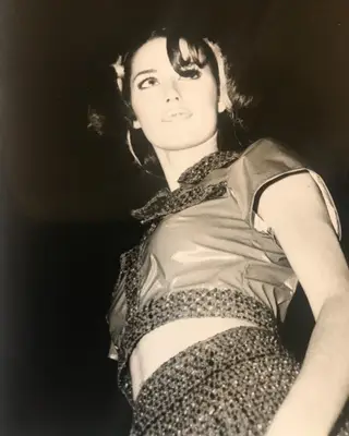 Fernanda Serrano no início da sua carreira