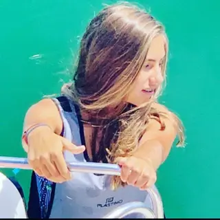 Laura, filha de Fernanda Serrano e Pedro Miguel Ramos