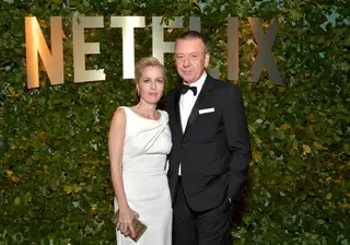 Gillian Anderson e Peter Morgan
