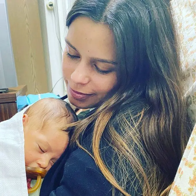Diana Baía Pinto deu as boas-vindas ao primeiro filho, o pequeno Vicente