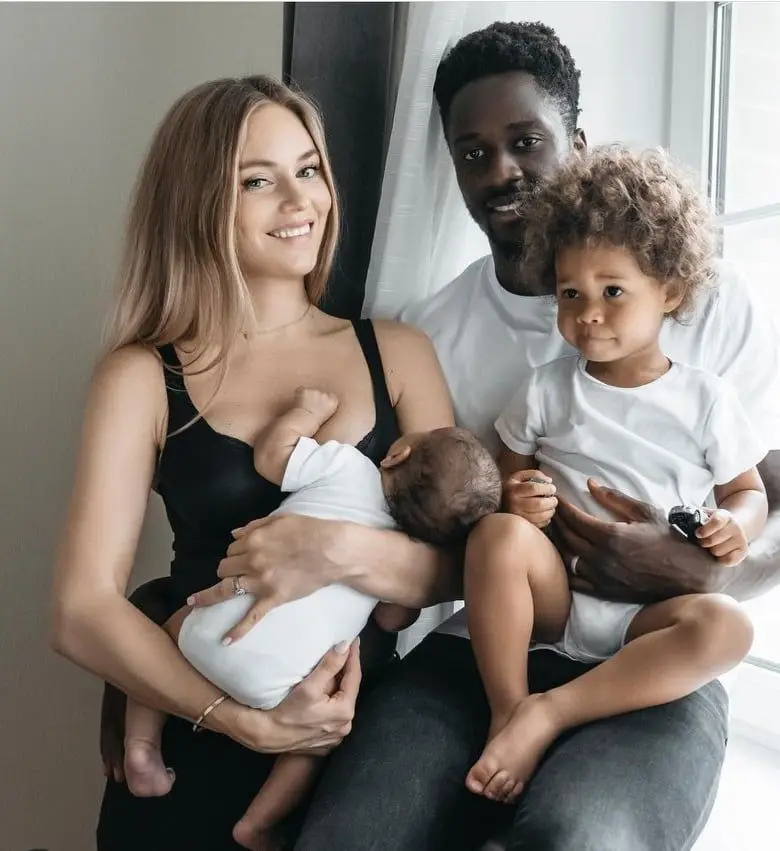 Sanne e Éder Lopes foram pais de um menino pela segunda vez