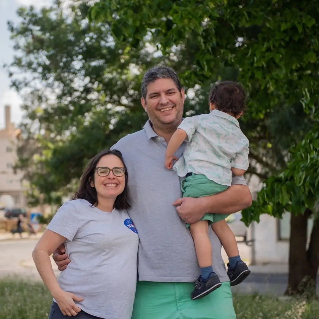 Joana Marques e o companheiro, Daniel Leitão, foram novamente pais de um menino